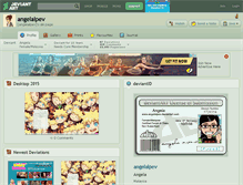 Tablet Screenshot of angelalpev.deviantart.com