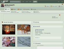Tablet Screenshot of girldrummer91.deviantart.com