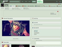 Tablet Screenshot of mrfall.deviantart.com