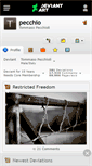 Mobile Screenshot of pecchio.deviantart.com