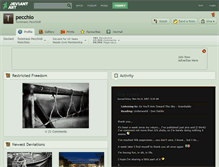 Tablet Screenshot of pecchio.deviantart.com