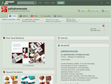 Tablet Screenshot of palindromenoise.deviantart.com