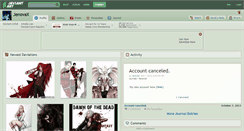 Desktop Screenshot of jenovax.deviantart.com