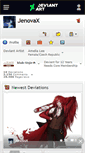 Mobile Screenshot of jenovax.deviantart.com