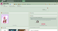 Desktop Screenshot of ichigo--neko.deviantart.com