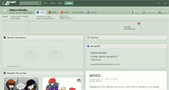 Desktop Screenshot of choco-miruku.deviantart.com
