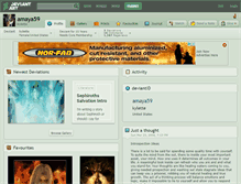 Tablet Screenshot of amaya59.deviantart.com