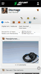 Mobile Screenshot of discmage.deviantart.com