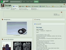 Tablet Screenshot of discmage.deviantart.com