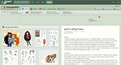 Desktop Screenshot of horselandgirl.deviantart.com