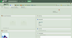 Desktop Screenshot of djpc777.deviantart.com