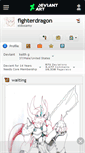 Mobile Screenshot of fighterdragon.deviantart.com