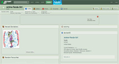 Desktop Screenshot of anime-panda-girl.deviantart.com