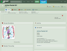 Tablet Screenshot of anime-panda-girl.deviantart.com