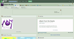 Desktop Screenshot of demon-aku-aku.deviantart.com