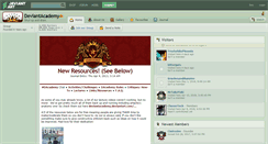 Desktop Screenshot of deviantacademy.deviantart.com