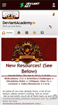 Mobile Screenshot of deviantacademy.deviantart.com