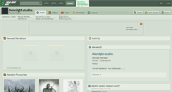 Desktop Screenshot of moonlight-studios.deviantart.com