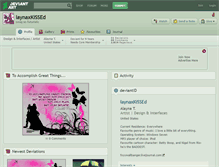 Tablet Screenshot of laynaxkissed.deviantart.com