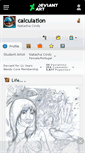 Mobile Screenshot of calculation.deviantart.com