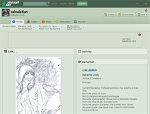 Tablet Screenshot of calculation.deviantart.com