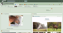 Desktop Screenshot of exquisitegracedesign.deviantart.com