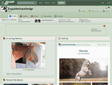 Tablet Screenshot of exquisitegracedesign.deviantart.com