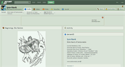 Desktop Screenshot of iyce-hawk.deviantart.com