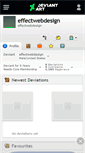 Mobile Screenshot of effectwebdesign.deviantart.com