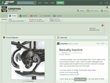 Tablet Screenshot of cutepresea.deviantart.com