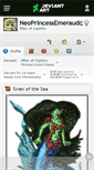 Mobile Screenshot of neoprincessemeraude.deviantart.com