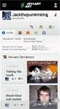 Mobile Screenshot of jackthepumkinking.deviantart.com