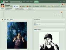 Tablet Screenshot of cearkai.deviantart.com