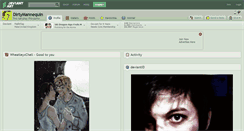Desktop Screenshot of dirtymannequin.deviantart.com