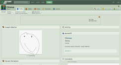 Desktop Screenshot of chronus.deviantart.com