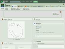 Tablet Screenshot of chronus.deviantart.com