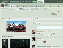 Tablet Screenshot of mrriar.deviantart.com