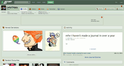 Desktop Screenshot of ladychippy.deviantart.com