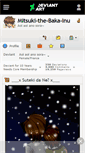 Mobile Screenshot of mitsuki-the-baka-inu.deviantart.com