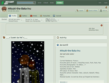 Tablet Screenshot of mitsuki-the-baka-inu.deviantart.com