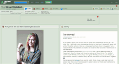 Desktop Screenshot of dreamworksdork.deviantart.com