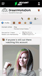 Mobile Screenshot of dreamworksdork.deviantart.com