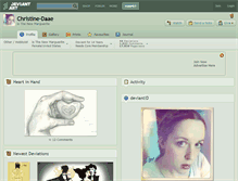 Tablet Screenshot of christine-daae.deviantart.com