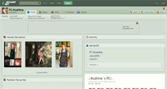 Desktop Screenshot of fc-kushina.deviantart.com