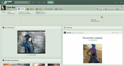 Desktop Screenshot of core-ray.deviantart.com