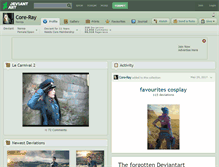 Tablet Screenshot of core-ray.deviantart.com