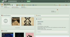 Desktop Screenshot of dark-facion.deviantart.com