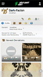 Mobile Screenshot of dark-facion.deviantart.com