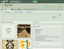 Tablet Screenshot of dark-facion.deviantart.com