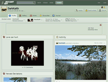 Tablet Screenshot of darkkaith.deviantart.com